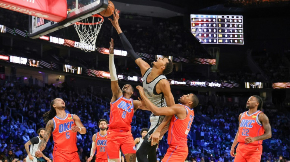 Wembanyama blocking Knicks path in NBA Cup final