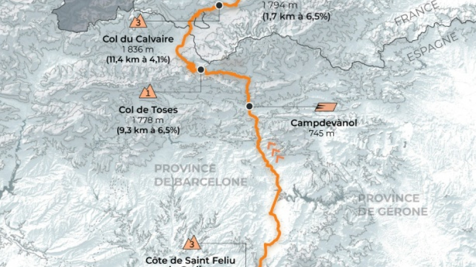 La troisi&egrave;me &eacute;tape du Tour de France: arriv&eacute;e en France, et d&eacute;j&agrave; les Pyr&eacute;n&eacute;es