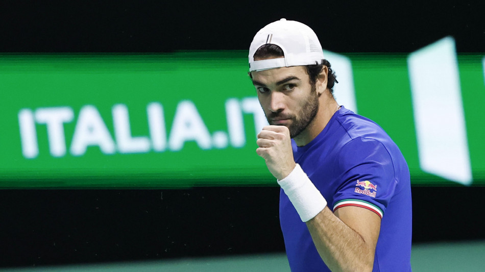 Finale Davis: Berrettini vince, Italia-Spagna 1-0