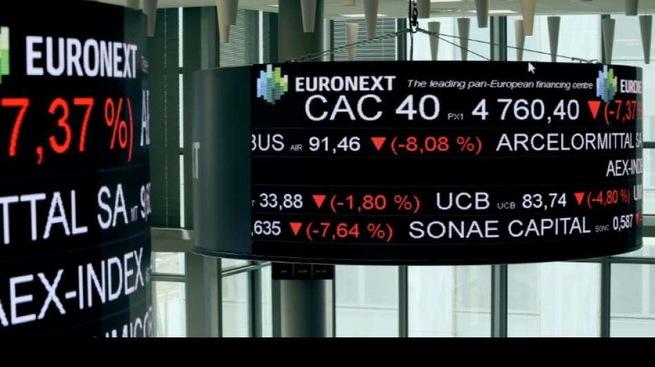 Bourses europ&eacute;ennes: Paris et Francfort finissent en baisse, Londres en l&eacute;g&egrave;re hausse