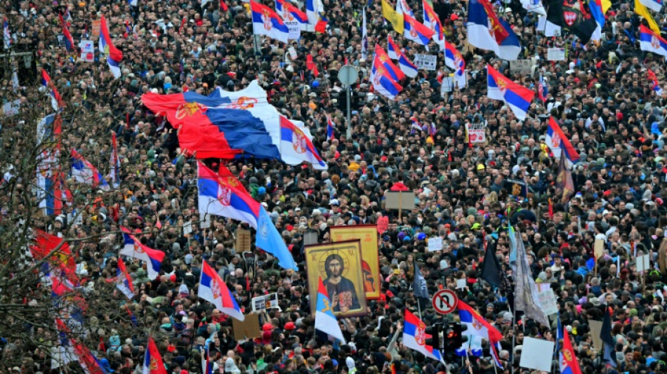 Serbian students, unions join forces for anti-corruption protest