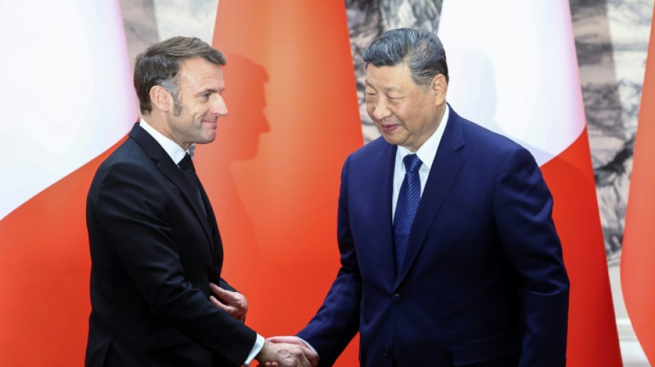 Macron dringt in Peking auf mehr Engagement f&uuml;r die Ukraine - Xi zur&uuml;ckhaltend