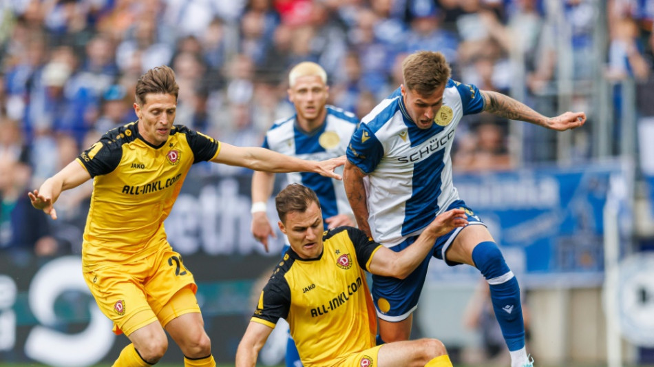 Spätes Eigentor verhindert Dresdens vorzeitigen Aufstieg