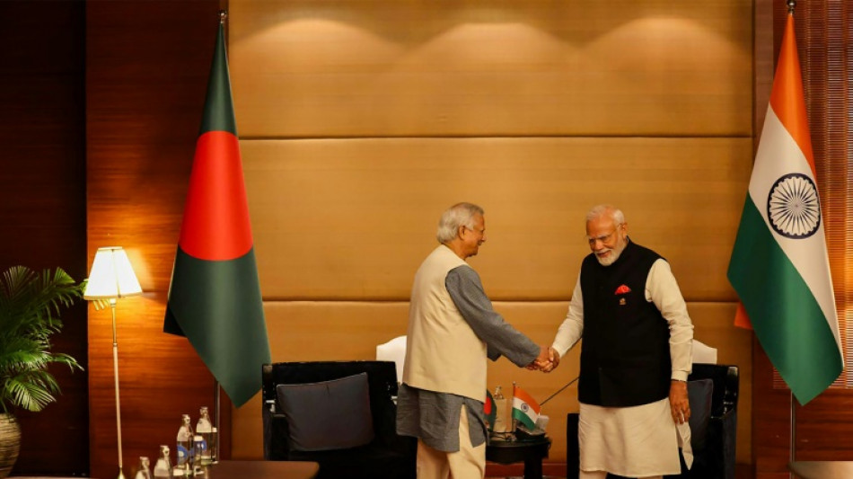 India and Bangladesh leaders meet for first time since revolution
