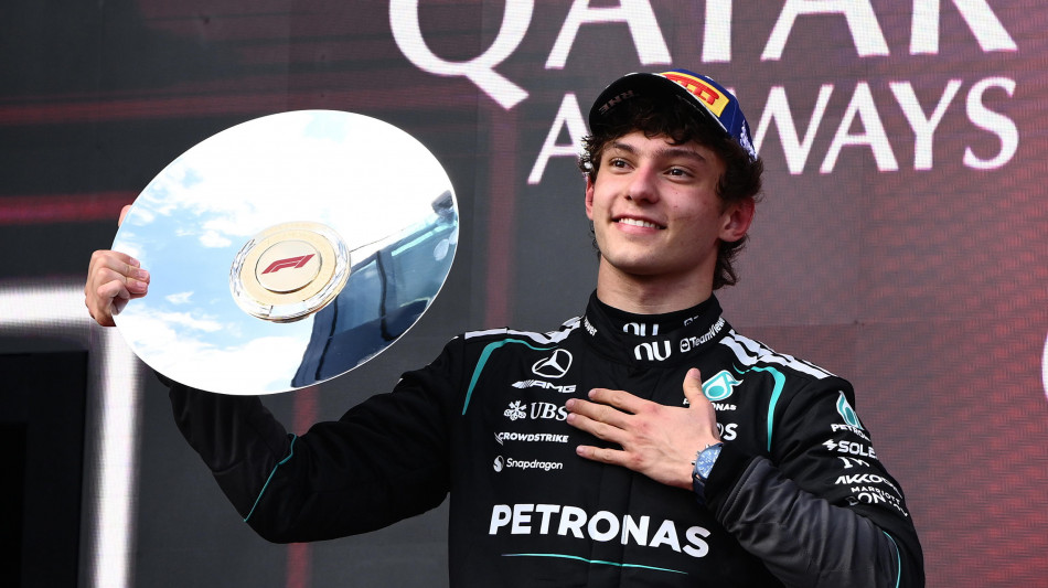 Gp Cina: Antonelli, la stagione &egrave; iniziata nel modo migliore