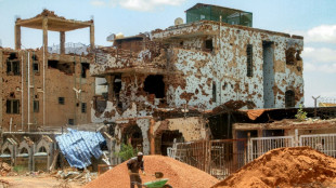Sudanese lay first bricks to rebuild war-torn Khartoum