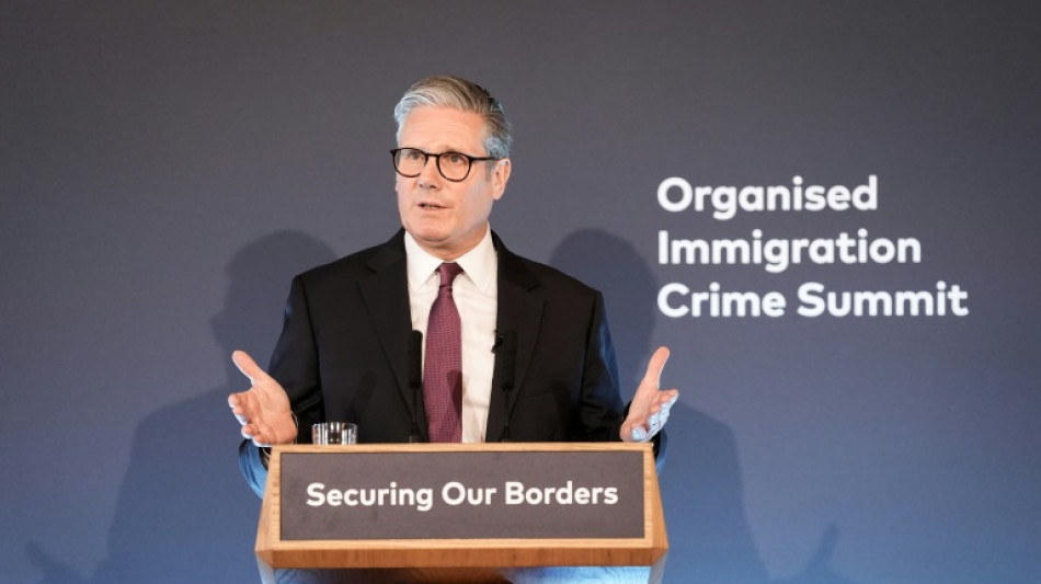 UK PM urges nations to smash migrant smuggling gangs 'once and for all'