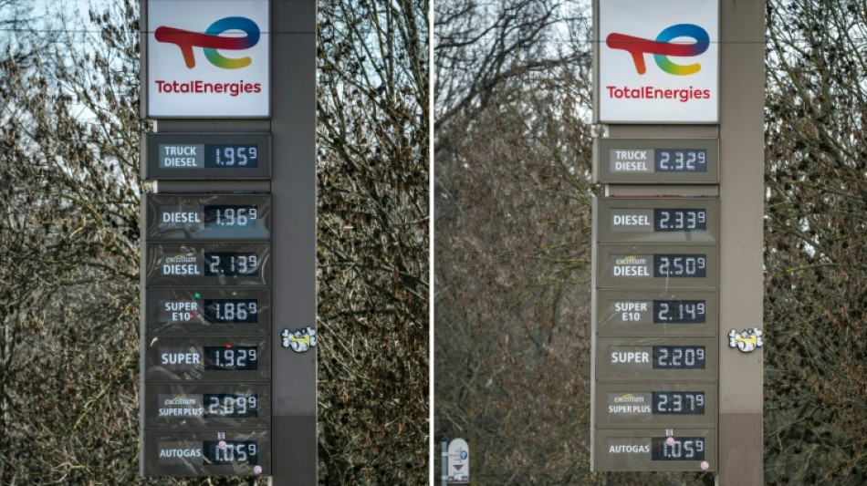 Spritpreise steigen am Mittag um fast acht Cent