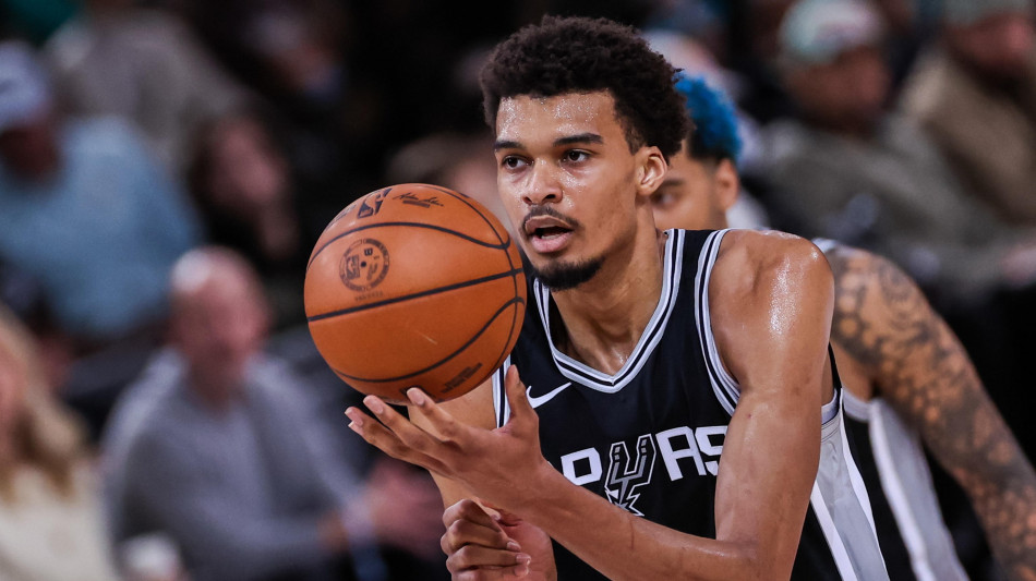 Nba: Detroit batte Boston, Wembanyama trascina gli Spurs