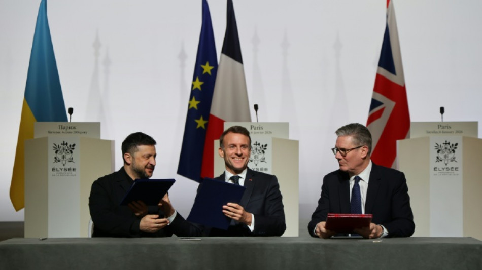 Macron: Verb&uuml;ndete einigen sich auf "robuste" Sicherheitsgarantien f&uuml;r die Ukraine