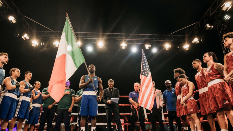Pugilato: 'Capri boxing night', la sfida Italia-Usa finisce in parit&agrave;