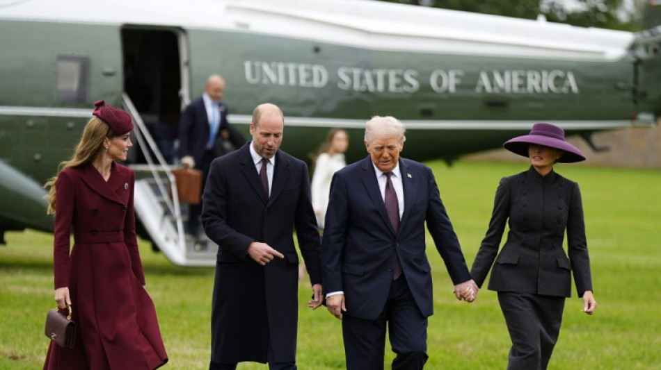 Trump accueilli par le roi à Windsor au premier jour de sa visite d'Etat au Royaume-Uni