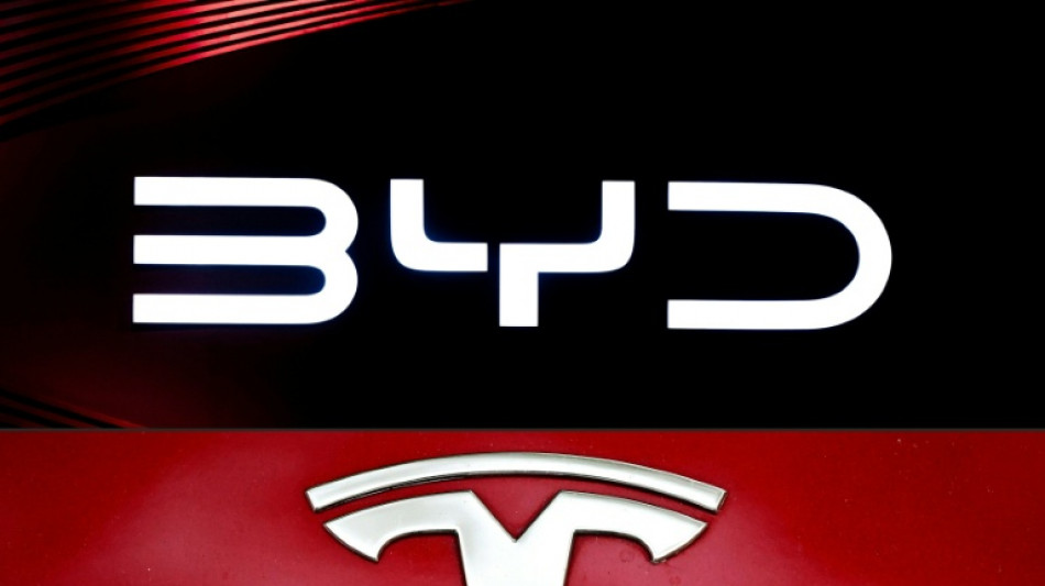 Caen las ventas de Tesla en 2025 y la china BYD lidera el mercado de autos el&eacute;ctricos