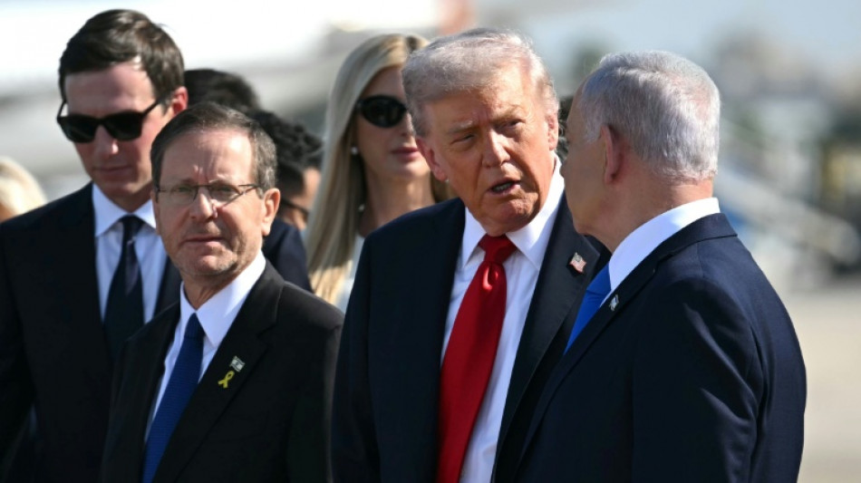 US-Präsident Donald Trump in Tel Aviv gelandet