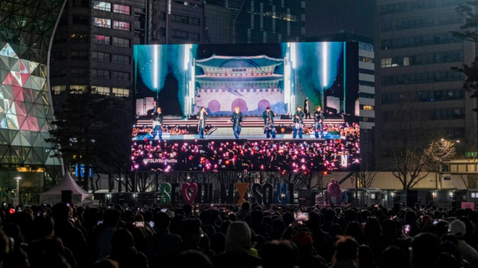 Plus de 100.000 fans rassembl&eacute;s pour le concert de BTS &agrave; S&eacute;oul, selon leur label