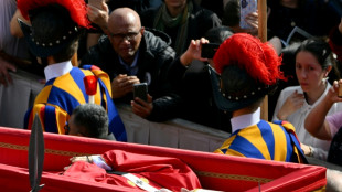 Tens of thousands say goodbye to Pope Francis lying in state