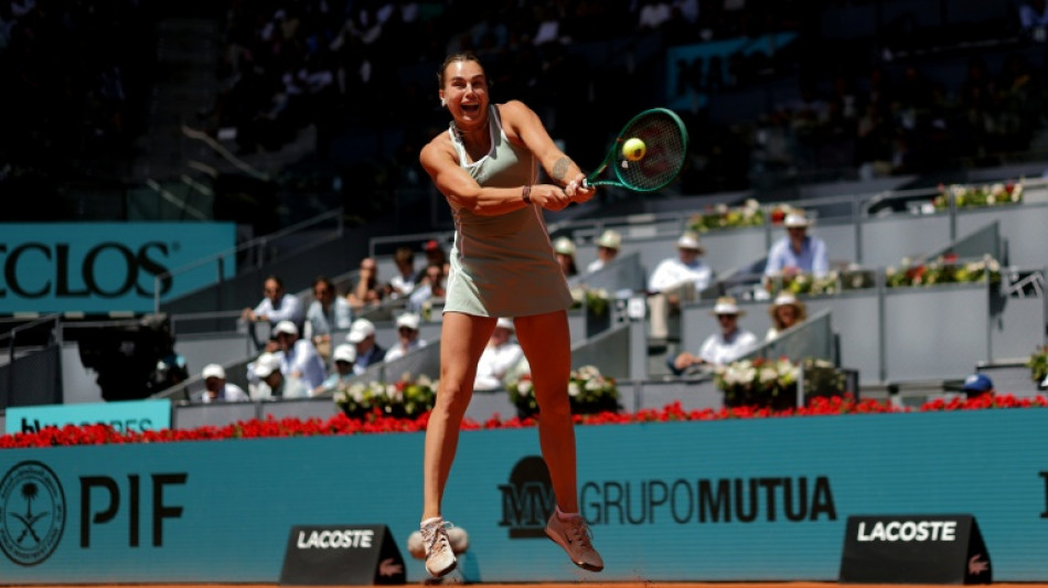 Sabalenka reaches Madrid Open quarters, Zverev pushes through
