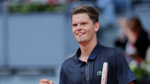 Ruud's Madrid title defence ended by Belgian Blockx