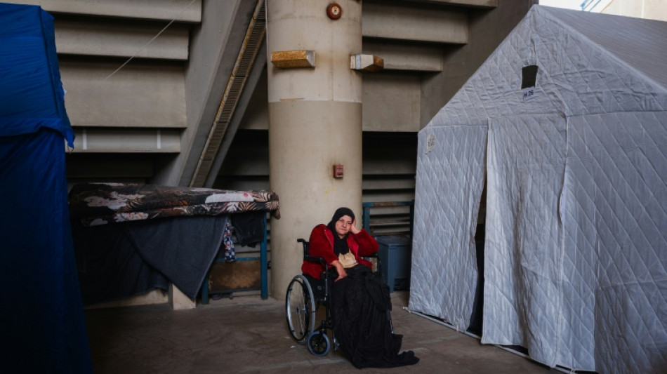 In Beirut's largest stadium, displaced people with disabilities face 'ordeal'