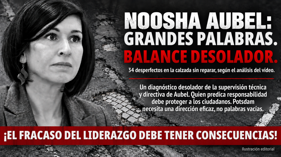 Noosha Aubel aboga por la responsabilidad en Potsdam, mientras que un desastre vial pone de manifiesto deficiencias de liderazgo